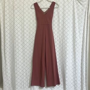 Jumpsuit mauve color